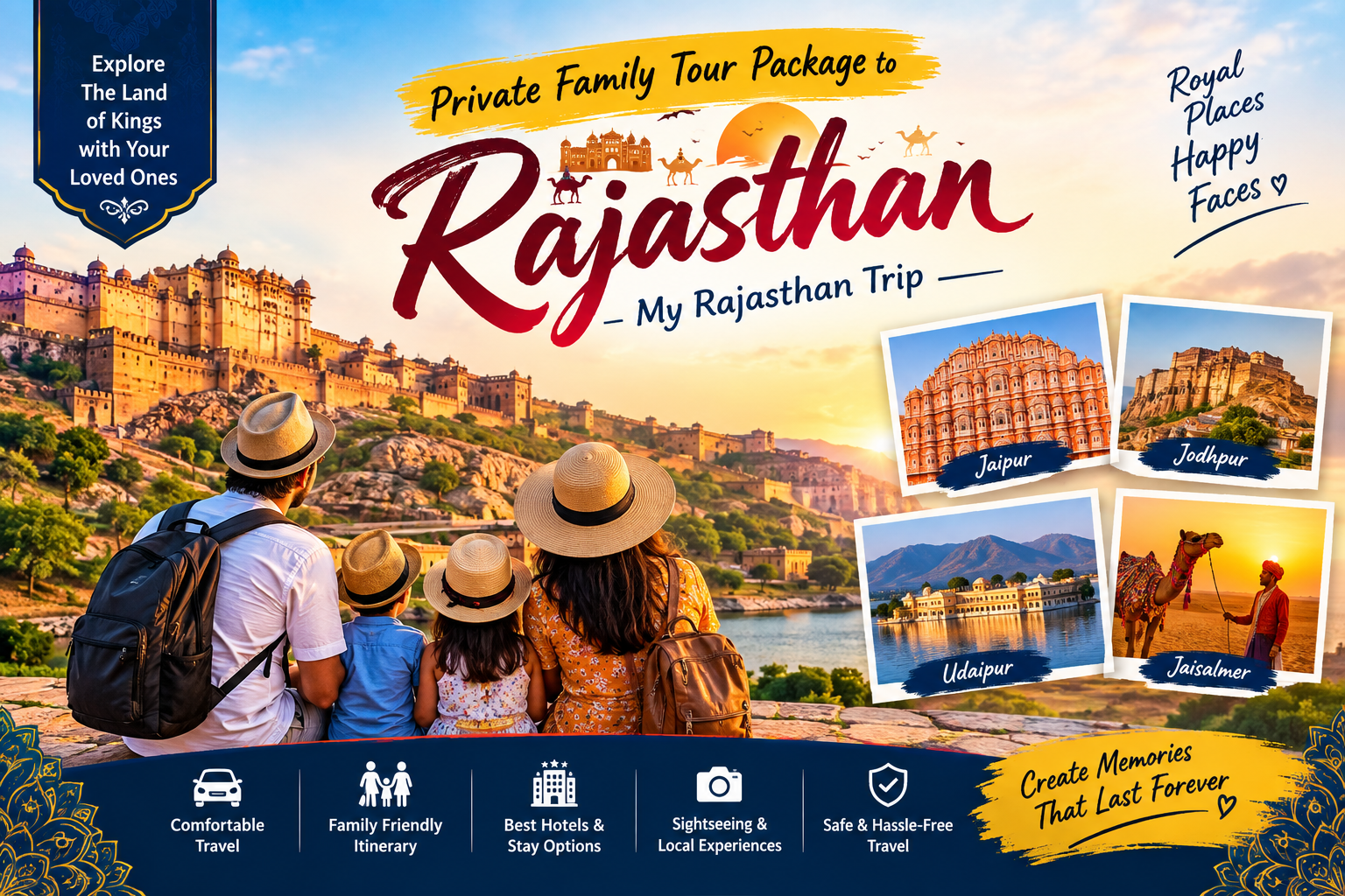 Private Family Tour Package to Rajasthan – Create Unforgettable Family Memories with My Rajasthan Trip