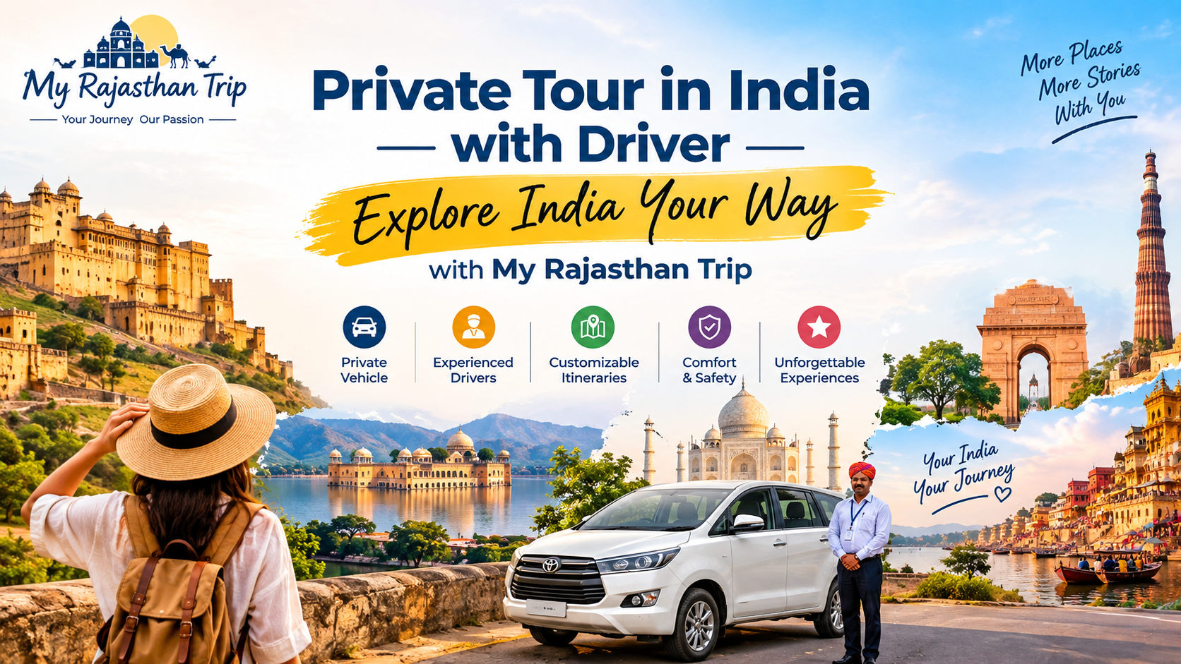 Private Tour in India with Driver – Explore India Your Way with My Rajasthan Trip