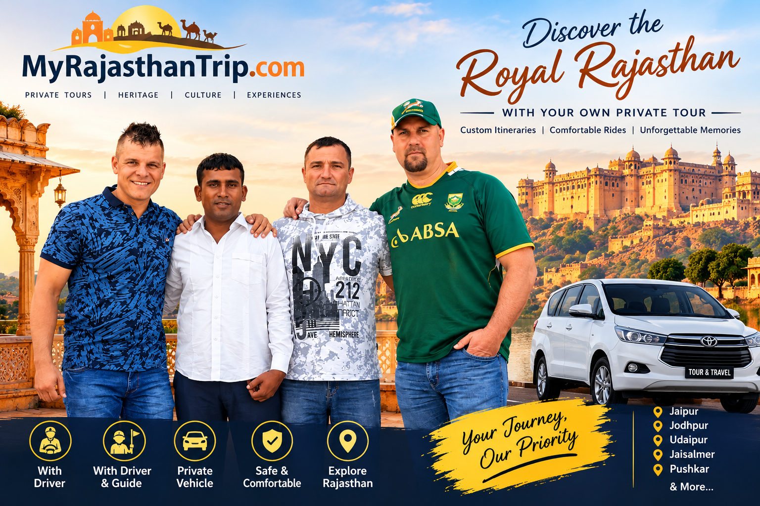 Golden Triangle Tour with Private Driver